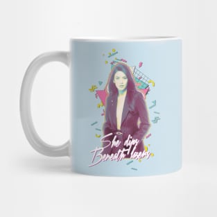 She dips beneath lasers Mug